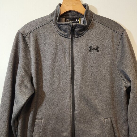 Under Armour Full Zip Sweatshirt ColdGear Fleece Lined Mens‎ Small NEW NWOT - Picture 9 of 16